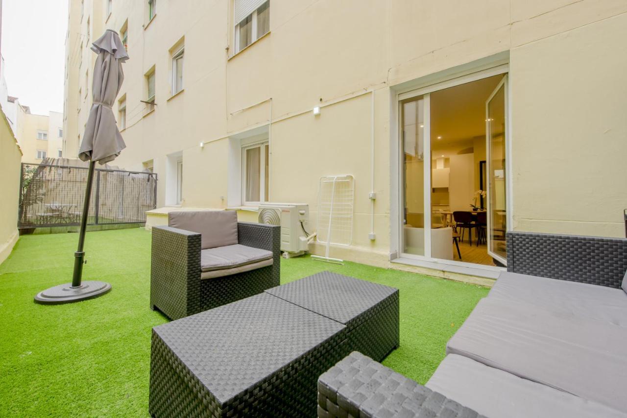 Acogedor Apt 3 Habitaciones Y Terraza En El Centro Madrid Esterno foto